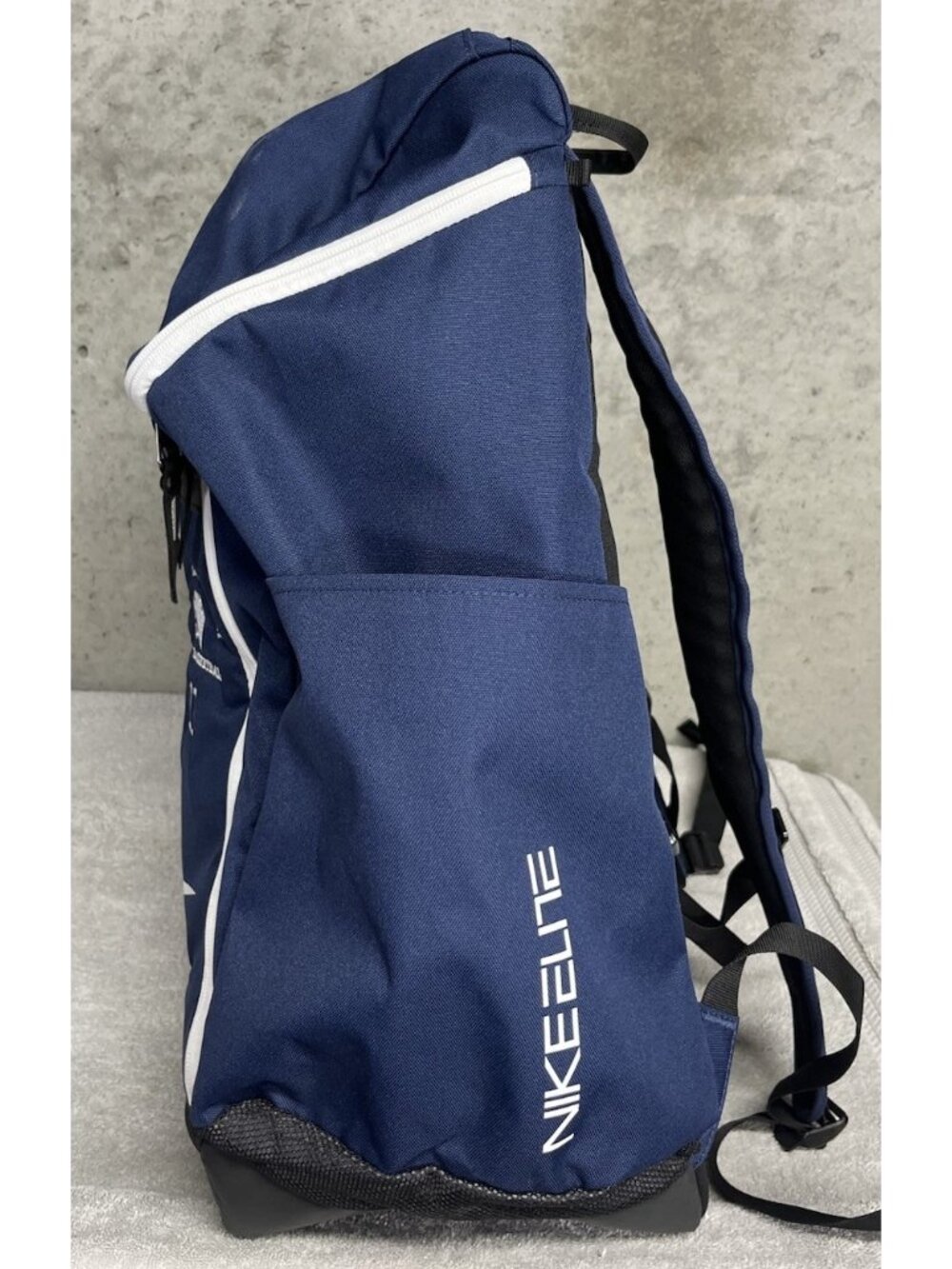 Nike Elite Quad Zip System 2.0 Navy Blue Basketball Hoops Backpack BA5259 410 - Picture 6 of 11